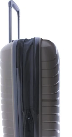 Gladiator Kick-Off Handbagage Koffer Expandable - 55 Cm - 36/40 Liter - Eco Friendly Recyclebaar PP - Khaki Groen -Voyago Winkel 633x1200 4