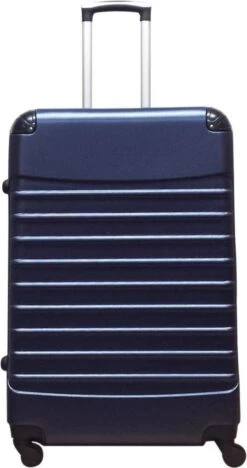 Castillo Quadrant 2 Delige ABS Kofferset (XL + S) - Donkerblauw -Voyago Winkel 634x1200