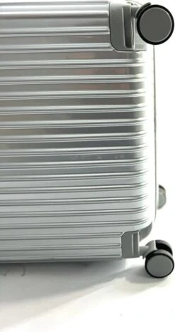 AATravel S Reiskoffer - Trolley ABS - Handbagage - Met Dubbele Wielen - 53 Cm - 37 Liter - Zilver -Voyago Winkel 636x1200 1