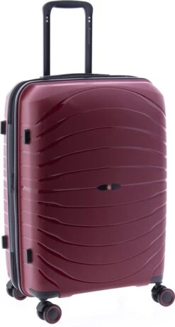 Gladiator Kick-Off Middelgrote Koffer Expandable - 67 Cm - 72/90 Liter - Eco Friendly Recyclebaar PP - Rood -Voyago Winkel 643x1200 9