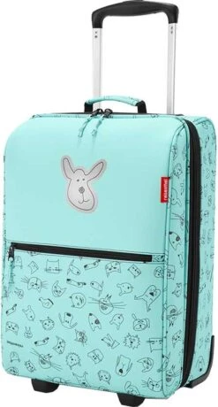 Reisenthel Trolley XS Kids Reiskoffer Kind - Maat XS - 12L - Cats&Dogs Mint -Voyago Winkel 644x1200 6
