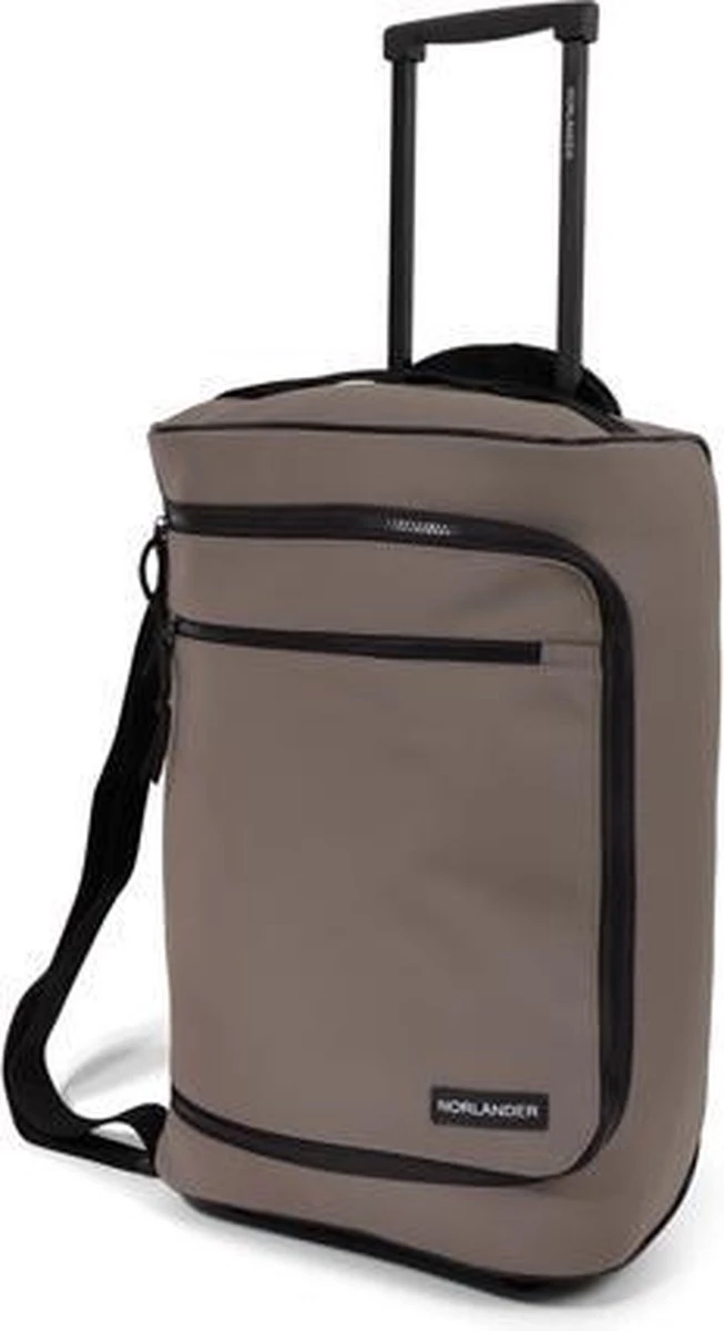 Norlander Lyon Trolleytas - Dull PU - 21 Liter - Taupe 3 Norlander Lyon Trolleytas - Dull PU - 21 Liter - Taupe