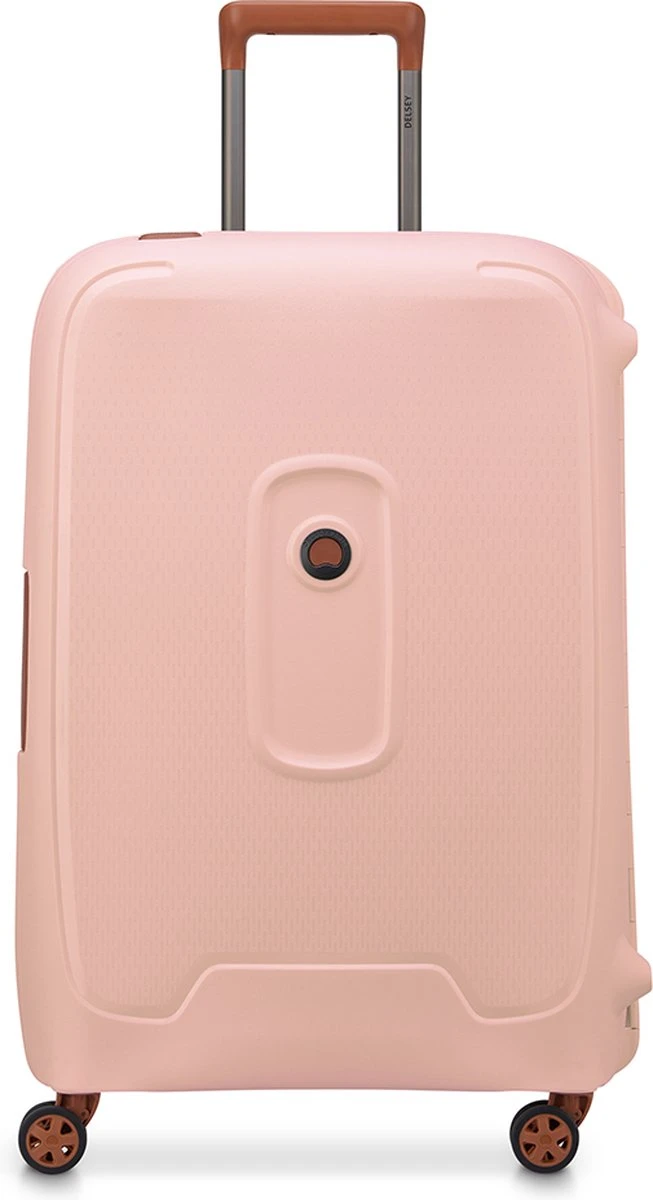 Delsey Moncey 4 Wheel Trolley 69 Pink 3 Delsey Moncey 4 Wheel Trolley 69 Pink