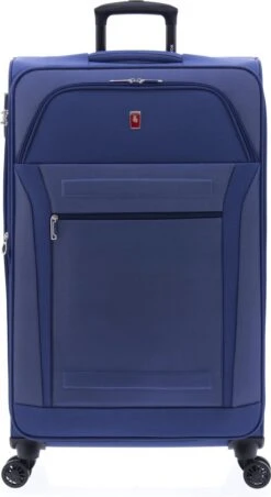 Gladiator Siroco L Grote Koffer 78 Cm - 115 Liter - Expandable - TSA Slot - Blauw -Voyago Winkel 656x1200 4