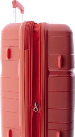 Gladiator Boxing Middelgrote Koffer Expandable 67 Cm 70/80 Liter TSA Slot - Koraalrood -Voyago Winkel 659x1200 12