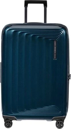 Samsonite Reiskoffer - Nuon Spinner 69/25 Exp (Medium) Metallic Dark Blue -Voyago Winkel 661x1200 1