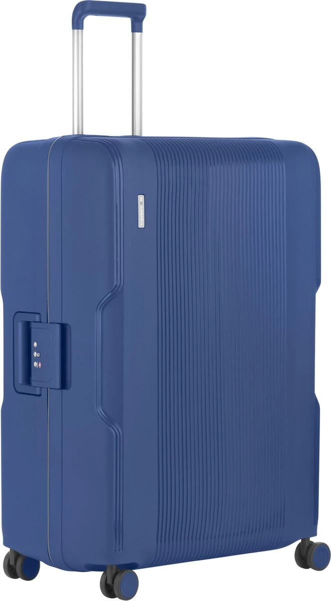 CarryOn Protector Luxe Grote Reiskoffer - Trolley 77cm Met TSA-klikslot - Ultrasterk - Blauw 3 CarryOn Protector Luxe Grote Reiskoffer - Trolley 77cm Met TSA-klikslot - Ultrasterk - Blauw