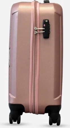 ©TROLLEYZ - Bali No.22 - Trolley 55cm Met TSA Slot - Dubbele Wielen - 360° Spinners - 100% ABS - Handbagage Koffer In Cosmopolitan Pink -Voyago Winkel 661x1200 2