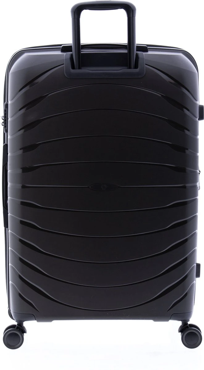 Gladiator Kick-Off Grote Koffer Expandable -76 Cm - 99/125 Liter - Eco Friendly Recyclebaar PP - Donkergrijs 5 Gladiator Kick-Off Grote Koffer Expandable -76 Cm - 99/125 Liter - Eco Friendly Recyclebaar PP - Donkergrijs - Afbeelding 3