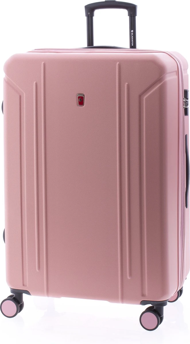 Gladiator Tropical Grote Koffer Expandable - 77 Cm - 105/117 Liter - Roze 3 Gladiator Tropical Grote Koffer Expandable - 77 Cm - 105/117 Liter - Roze