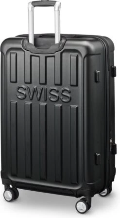 Swiss Alps - Reiskoffer - 78 Cm - 4 Wielen - Zwart 10 Swiss Alps - Reiskoffer - 78 Cm - 4 Wielen - Zwart -Voyago Winkel 663x1200 10