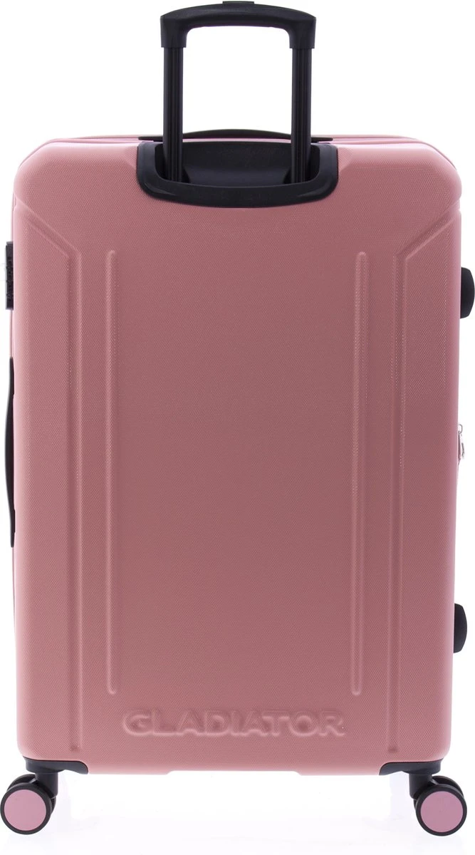 Gladiator Tropical Grote Koffer Expandable - 77 Cm - 105/117 Liter - Roze 5 Gladiator Tropical Grote Koffer Expandable - 77 Cm - 105/117 Liter - Roze - Afbeelding 3