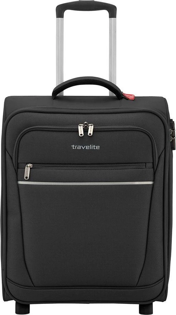 Travelite Cabin 2 Wheel Trolley Black 12 Travelite Cabin 2 Wheel Trolley Black - Afbeelding 10