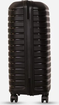 ©TROLLEYZ - Berlin No.11 - Reiskoffer 78cm Met Cijferslot - Dubbele Wielen - 360° Spinners - 100% Polypropyleen - Reiskoffer In Night Black -Voyago Winkel 670x1200 7