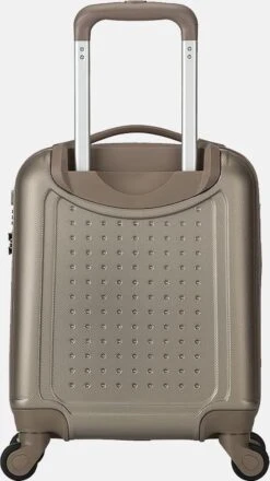 Decent Handbagage Koffer / Trolley / Reiskoffer - 42 Cm - 24 Liter - ABS - Maxi Air - Champagne -Voyago Winkel 673x1200 6