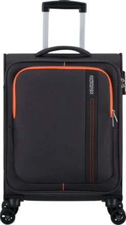 American Tourister Reiskoffer - Sea Seeker Spinner 55cm (Handbagage)- Charcoal Grey -Voyago Winkel 675x1200 4
