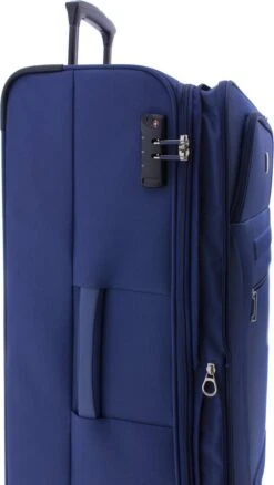 Gladiator Siroco L Grote Koffer 78 Cm - 115 Liter - Expandable - TSA Slot - Blauw -Voyago Winkel 677x1200 7