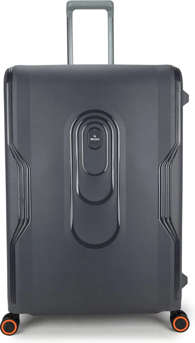 Decent Koffer / Trolley / Reiskoffer - 77 X 54.5 X 31.5 Cm - 116 Liter - Polypropyleen - Maat XL - On-Tour - Grijs 3 Decent Koffer / Trolley / Reiskoffer - 77 X 54.5 X 31.5 Cm - 116 Liter - Polypropyleen - Maat XL - On-Tour - Grijs