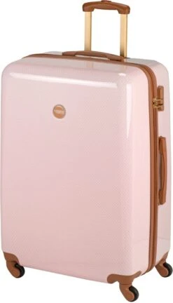 Princess Traveller Trendy Dots - Reiskoffer- Roze - L - 76cm -Voyago Winkel 686x1200 8