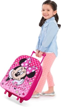 Disney MINNIE MOUSE Polka Dots Trolley Koffertje Vakantie Logeren Tripjes Roze -Voyago Winkel 687x1200 1