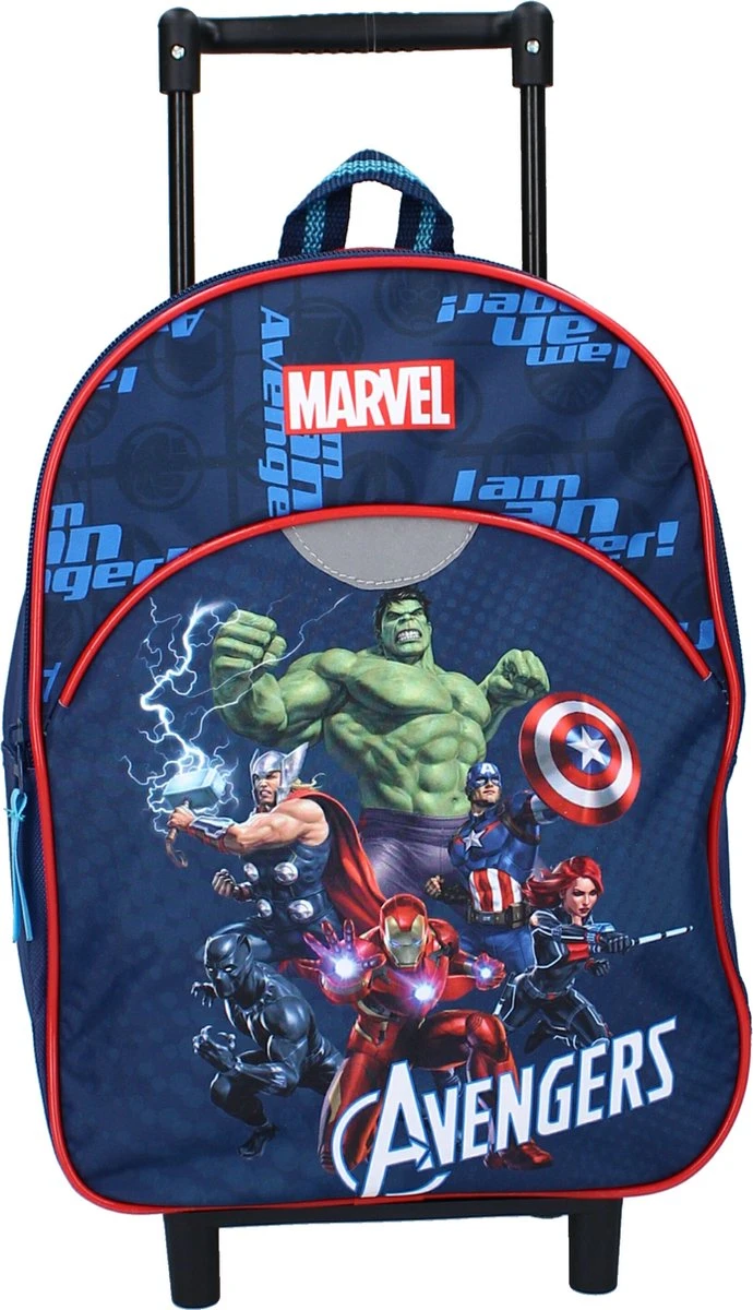 Avengers Thema Trolley/reistas Rugzak Koffertje 33 Cm Voor Kinderen - Weekendtasje Voor Kinderen 12 Avengers Thema Trolley/reistas Rugzak Koffertje 33 Cm Voor Kinderen - Weekendtasje Voor Kinderen - Afbeelding 10