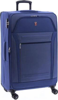 Gladiator Siroco L Grote Koffer 78 Cm - 115 Liter - Expandable - TSA Slot - Blauw -Voyago Winkel 695x1200 4