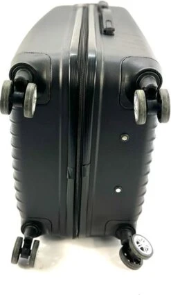 AATravel M Reiskoffer - Trolley ABS - Met Dubbele Wielen - 66 Cm - 66 Liter - Zwart -Voyago Winkel 698x1200