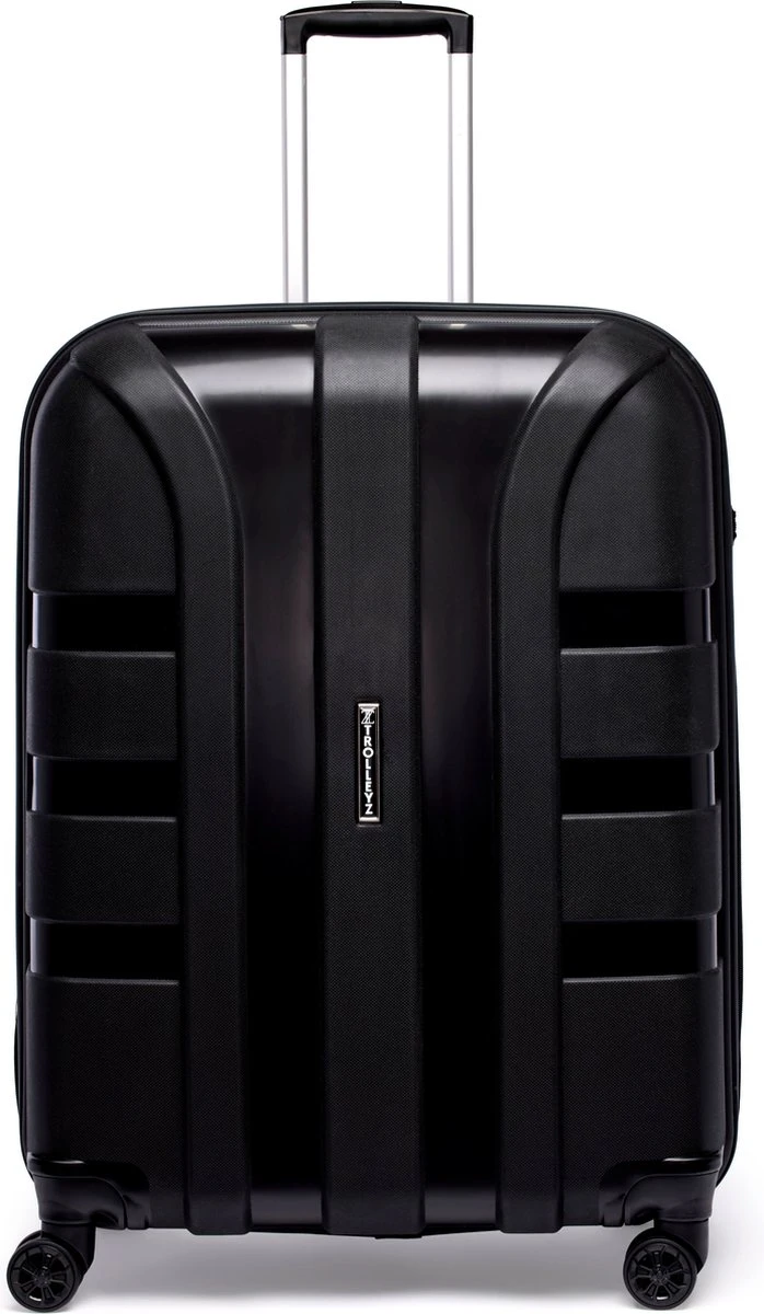 ©TROLLEYZ - Paris No.5 - Reiskoffer - 78cm Met TSA Slot - Dubbele Wielen - 360° Spinners - 100% Polypropyleen - Reiskoffer In Piano Black 3 ©TROLLEYZ - Paris No.5 - Reiskoffer - 78cm Met TSA Slot - Dubbele Wielen - 360° Spinners - 100% Polypropyleen - Reiskoffer In Piano Black