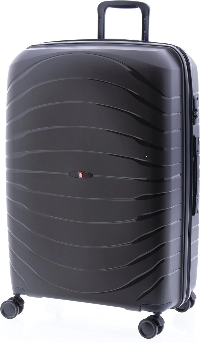 Gladiator Kick-Off Grote Koffer Expandable -76 Cm - 99/125 Liter - Eco Friendly Recyclebaar PP - Donkergrijs 3 Gladiator Kick-Off Grote Koffer Expandable -76 Cm - 99/125 Liter - Eco Friendly Recyclebaar PP - Donkergrijs