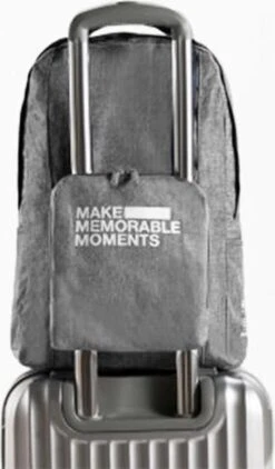 Wingrepublic Reistas - Opvouwbare Opzettas - Opvouwbare Rugzak - 20 L - Grijs -Voyago Winkel 702x1200 2