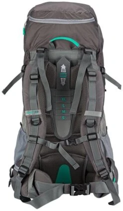 Abbey Rugzak Trekking Met Verstelsysteem - Sphere 60L - Antraciet/Grijs/Smaragd -Voyago Winkel 703x1200 11