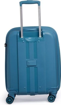©TROLLEYZ - Venice No.10 - Trolley - 55cm Met TSA Slot - Dubbele Wielen - 360° Spinners - 100% Polypropyleen - Handbagage Koffer In Ice Blue -Voyago Winkel 704x1200