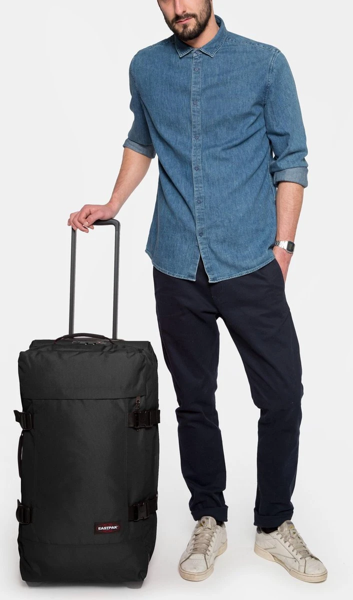 Eastpak TRANVERZ M Reiskoffer (67 X 35.5 X 30 Cm) - Black 5 Eastpak TRANVERZ M Reiskoffer (67 X 35.5 X 30 Cm) - Black - Afbeelding 3