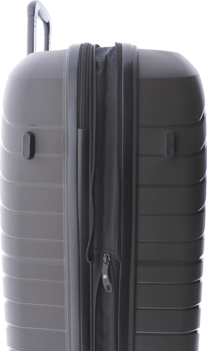 Gladiator Kick-Off Grote Koffer Expandable -76 Cm - 99/125 Liter - Eco Friendly Recyclebaar PP - Donkergrijs 14 Gladiator Kick-Off Grote Koffer Expandable -76 Cm - 99/125 Liter - Eco Friendly Recyclebaar PP - Donkergrijs - Afbeelding 12