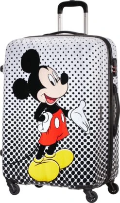 American Tourister Reiskoffer - Disney Legends Spinner 75/28 Alfatwist (Large) Mickey Mouse Polka Dot