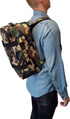 Handbagage Rugzak 31 Liter Backpack - Alle Vliegtuigmaatschappijen! - 45x35x20cm - Rugzak - Lichtgewicht - Camo -Voyago Winkel 711x1200 9