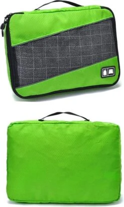 Merkloos Decopatent® Packing Cubes SET 3 Delig - Organizer Voor Koffer En Backpack - Bagagage Organizers Kleding Ondergoed Schoenen - Zwart -Voyago Winkel 720x1200 14