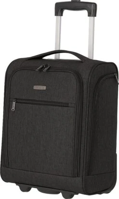 Travelite Handbagage Zachte Koffer / Trolley / Reiskoffer - Cabin - 43 Cm - Zwart -Voyago Winkel 722x1200