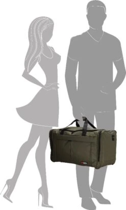 Enrico Benetti Amsterdam 35319 Reistas/sporttas M - Olijf Groen -Voyago Winkel 723x1200 12