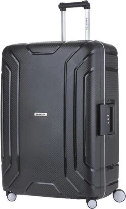 CarryOn Steward TSA Reiskoffer - 75cm Trolley Met Kliksloten - Dubbele Wielen - Zwart -Voyago Winkel 727x1200 2