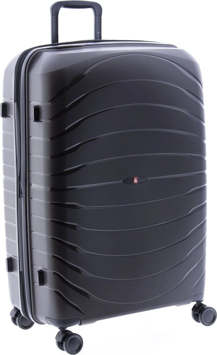 Gladiator Kick-Off Grote Koffer Expandable -76 Cm - 99/125 Liter - Eco Friendly Recyclebaar PP - Donkergrijs 13 Gladiator Kick-Off Grote Koffer Expandable -76 Cm - 99/125 Liter - Eco Friendly Recyclebaar PP - Donkergrijs - Afbeelding 11