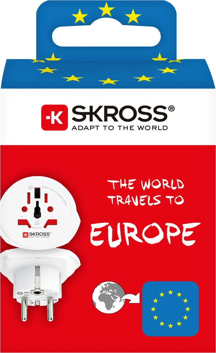 SKROSS - Reisadapter - Wereld Naar Europa 7 SKROSS - Reisadapter - Wereld Naar Europa - Afbeelding 5