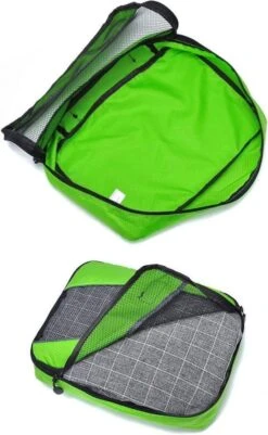 Merkloos Decopatent® Packing Cubes SET 3 Delig - Organizer Voor Koffer En Backpack - Bagagage Organizers Kleding Ondergoed Schoenen - Zwart -Voyago Winkel 740x1200 12