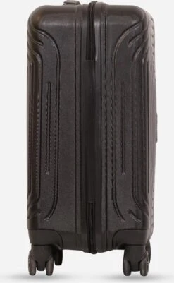 ©TROLLEYZ - Florence No.7 - Trolley - 55cm Met TSA Slot - Dubbele Wielen - 360° Spinners - 100% ABS - Handbagage Koffer In Night Black -Voyago Winkel 740x1200 2