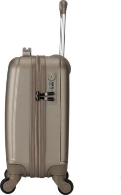 Decent Handbagage Koffer / Trolley / Reiskoffer - 42 Cm - 24 Liter - ABS - Maxi Air - Champagne -Voyago Winkel 744x1200