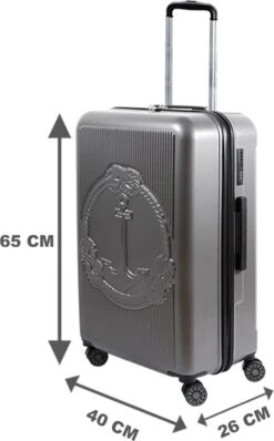 Biggdesign Ocean Ruimbagage Koffer - Reiskoffer - Grijs - Medium -Voyago Winkel 745x1200