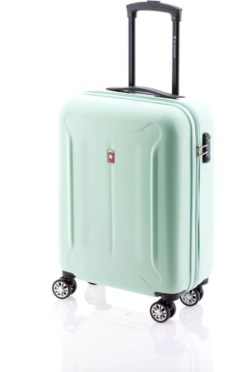 Gladiator Beetle Handbagage Koffer - 55 Cm - TSA Slot - Mint 3 Gladiator Beetle Handbagage Koffer - 55 Cm - TSA Slot - Mint