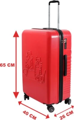 Biggdesign Cats Koffer Bagage - Ruimbagage Koffer - Rood - Medium -Voyago Winkel 747x1200 2
