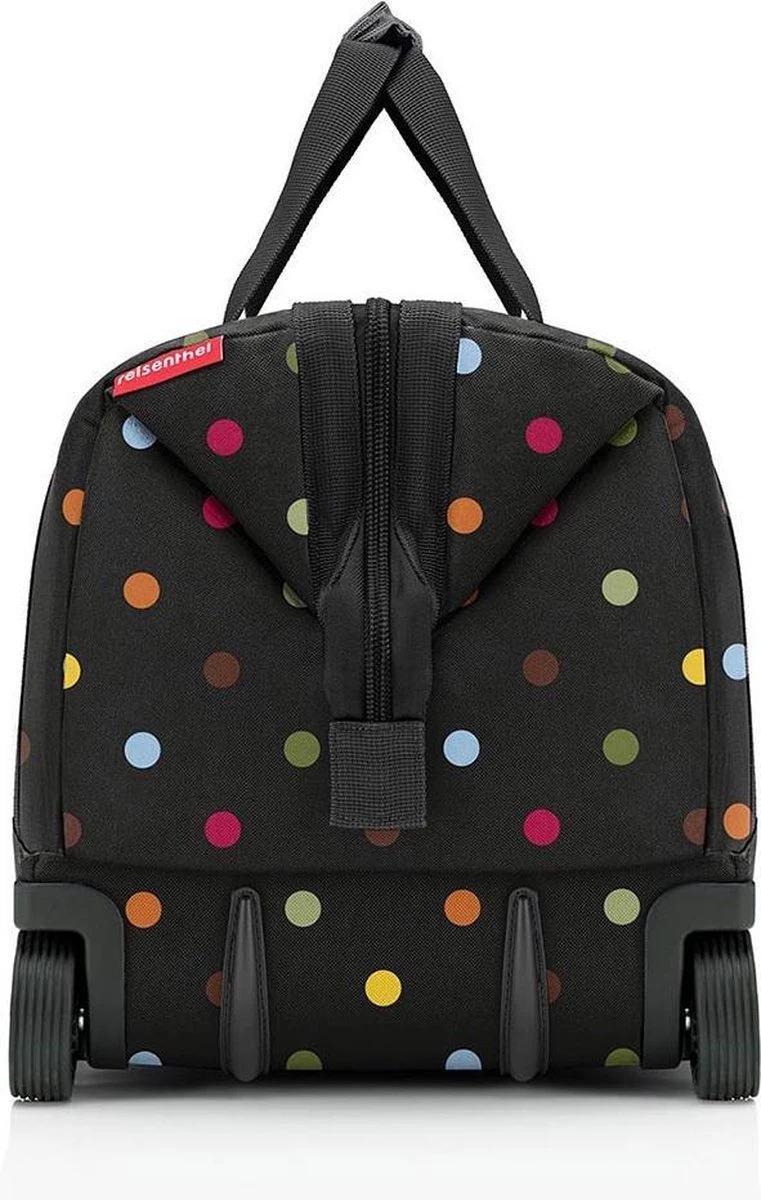 Reisenthel Allrounder Trolley Reiskoffer Reistas Op 2 Wielen - 30L - Dots Zwart 4 Reisenthel Allrounder Trolley Reiskoffer Reistas Op 2 Wielen - 30L - Dots Zwart - Afbeelding 2