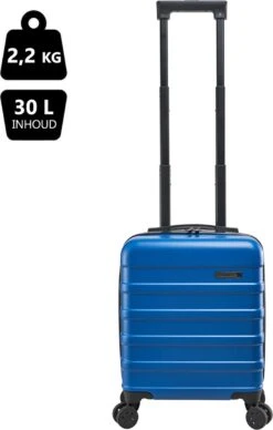 CabinMax Handbagage Koffer - Trolley 30L - Harde Reiskoffer - 45x36x20cm - Lichtgewicht - Groot Capaciteit - Aegean Blue -Voyago Winkel 764x1200 1